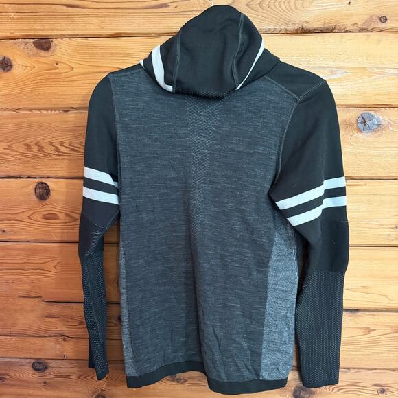 SmartWool Intraknit Merino Tech Cowl Neck Pullover Hoodie Sweatshirt Medium - Picture 2 of 7